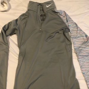 Nike Pro Combat fitted quarter zip